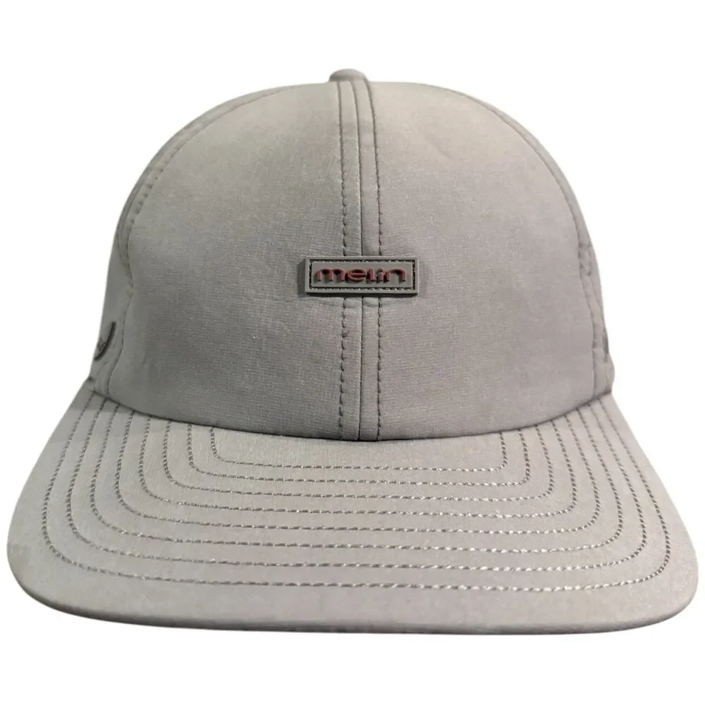 Melin Hydro The Legend Performance Dad Hat Port Nights Collection Curved Gray CL